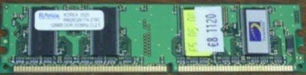 DDR DIMM 128Mb 333MHz PC2700