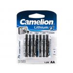 Camelion AA FR6-BP4, Lithium P7, 1.5V, 3000 mAh, (цена за4 шт) Блистер